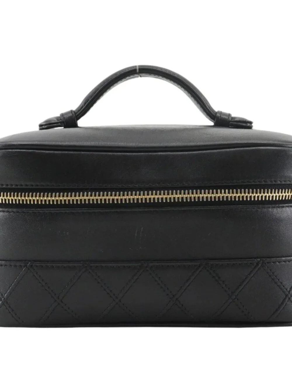 CHANEL Bicolole Vanity Pouch black Calfskin Women